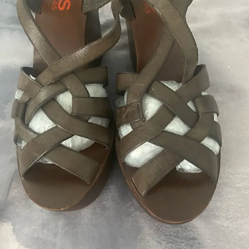 Michael Kors Wedges Sandals Woman Size 8.5